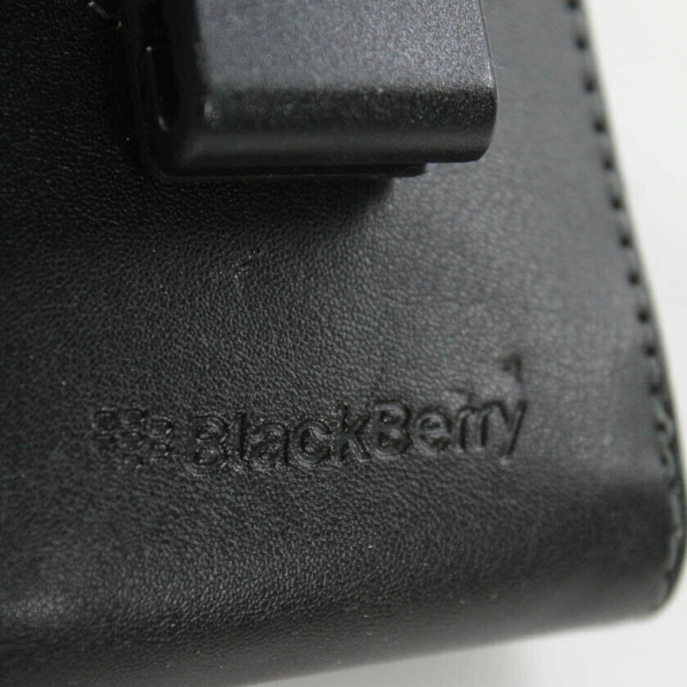 CLIP ON MAGNET LEATHER PHONE CASE ACCESSORY BLACK - Picture 5 of 5